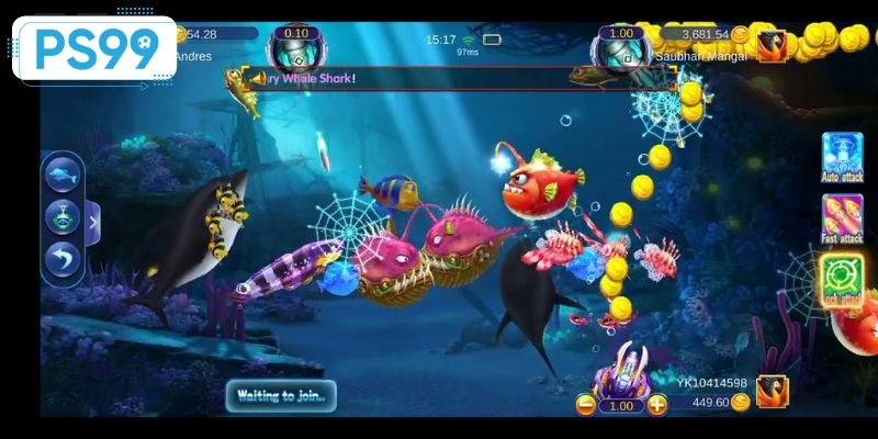 Chọn đúng vũ khí để tiêu diệt con mồi trong bắn cá Xèng thành công